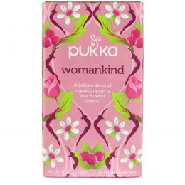 Pukka Herbs, Womankind, без кофеина, 20 пакетиков-саше с травяным чаем, 1,05 унц. (30 г)