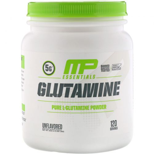 MusclePharm, Glutamine Essentials, Unflavored, 1.32 lbs (600 g)