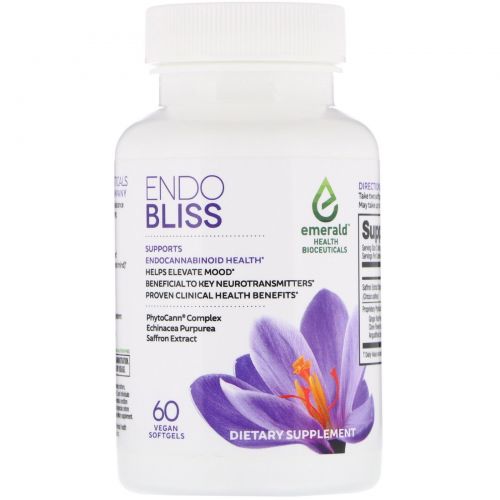 Emerald Health Bioceuticals, Inc, EndoBliss, 60 капсул