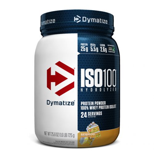 Dymatize Nutrition, ISO100 гидролизованный, 100% изолят сывороточного белка, вкус 