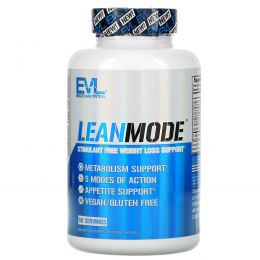 EVLution Nutrition, Lean Mode, Без Стимуляторов, 150 капсул