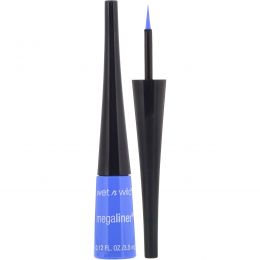 Wet n Wild, Жидкая подводка для глаз MegaLiner, цвет Voltage Blue, 3,5 мл