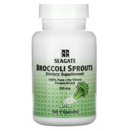 Seagate, Капуста брокколи, 250 мг, 100 вегетарианских капсул