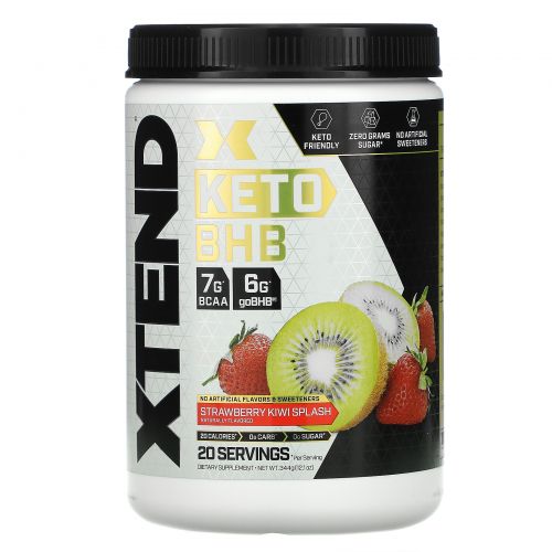 Scivation, Xtend, Keto BHB, Strawberry Kiwi Splash, 12.1 oz (344 g)