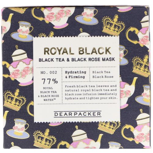 Dear Packer, Royal Black, Black Tea & Black Rose Mask, 3.4 fl oz (100 ml)