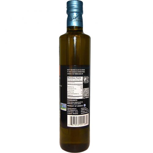 Gaea, Оливковое масло холодного отжима Green & Fruity, 17 жидких унций (500 мл)