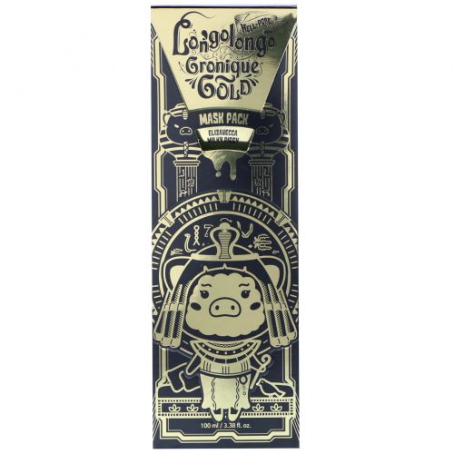 Elizavecca, Hell-Pore Longolongo Gronique Gold Mask Pack, 3.38 fl oz (100 ml)