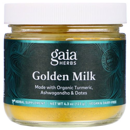 Gaia Herbs, Органическое, золотое молоко, 3,7 унций (105 г)